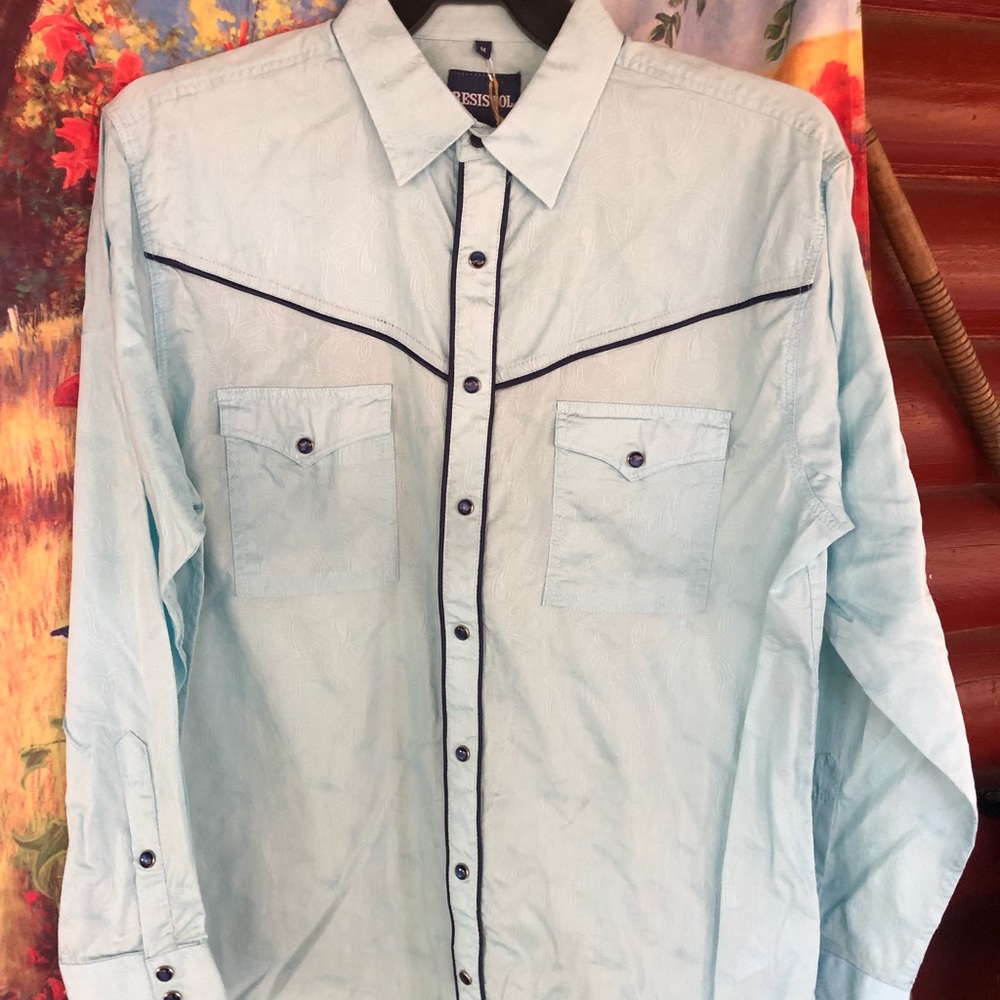 Men’s Resistol pearl snap shirt NWT